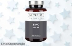Descubre el super chollo de ZINC CÁPSULAS: 120 cápsulas veganas para decir adiós al acné y brillar como nunca ¡No te quedes sin tu belleza, compra ya antes de que se agote!
