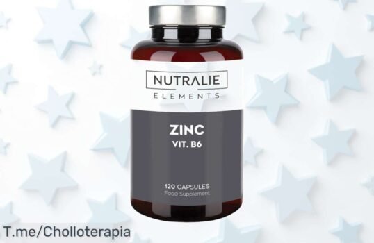 Descubre el super chollo de ZINC CÁPSULAS: 120 cápsulas veganas para decir adiós al acné y brillar como nunca ¡No te quedes sin tu belleza, compra ya antes de que se agote!
