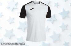 Descubre el super chollo de la camiseta Joma Academy IV: libertad total al correr, sudor fuera y sin olores ¡Aprovecha este ofertón antes de que se agote!