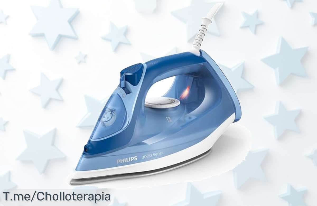 Descubre el super chollo de la plancha Philips 3000 Series: arrugas fuera, elegancia dentro. ¡No te quedes sin ella y brilla con tu ropa hoy mismo!