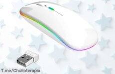 Descubre el super chollo del Bit Ratón Inalambrico, recargable y compacto con 3 dpi ajustables ¡No te quedes sin él! Oferta limitada que no puedes dejar pasar