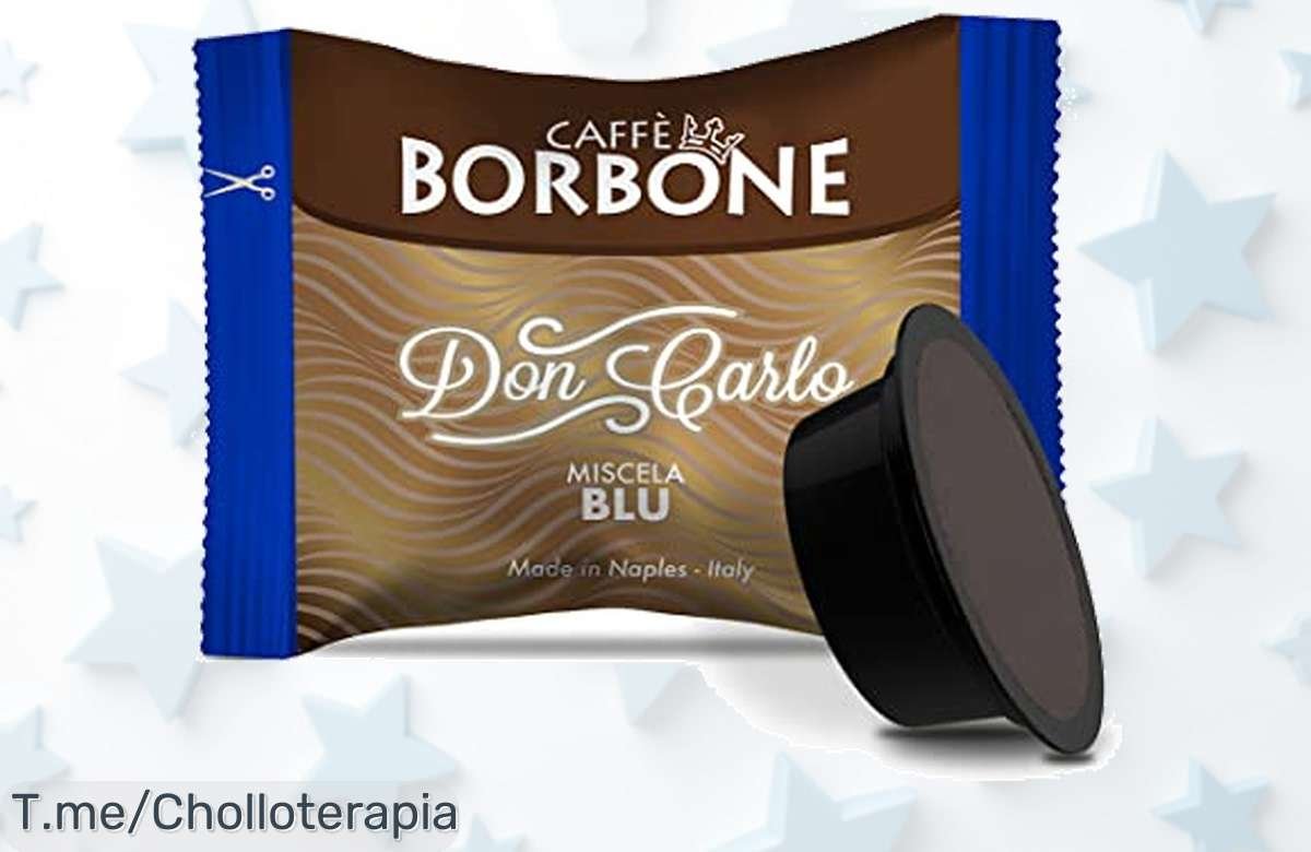 Descubre el super chollo del Caffè Borbone Don Carlo: 100 cápsulas de pura felicidad a un precio loco. No te quedes sin tu café delicioso, ¡compra ya antes que se agote!
