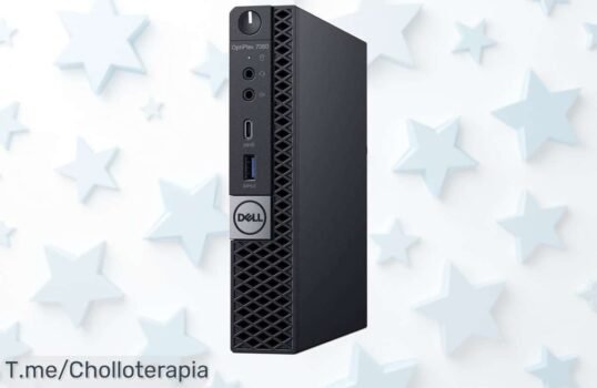 Descubre el super chollo del DELL Optiplex 7060 Micro con Intel Core i5 y 8 GB de RAM, ¡solo por tiempo limitado! No esperes más y hazlo tuyo antes que se acabe esta oferta brutal