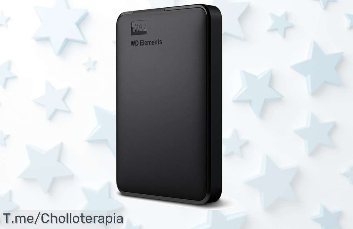 ¡Descubre el super chollo del Disco Duro Externo Western Digital de hasta 1TB y guarda todos tus recuerdos sin preocupaciones! ¡Aprovecha este ofertón antes de que se agote!