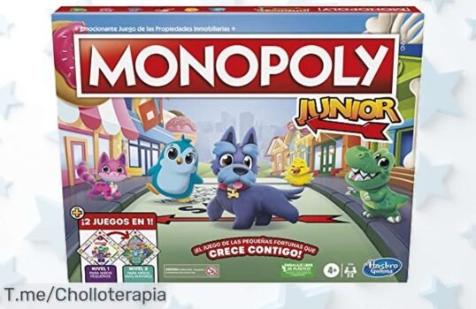 Descubre el súper chollo del Monopoly Junior, diversión y aprendizaje en un solo juego Haz que cada tarde sea inolvidable, ¡compra ahora antes de que se agoten!