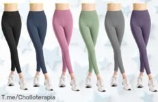 Descubre el super chollo del Pack Ahorro 6 Piezas de Leggings seamless que te harán lucir espectacular mientras te mueves ¡Aprovecha esta oferta increíble y compra ya!