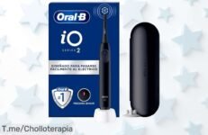 Descubre el super chollo del cepillo Oral-B iO 2 que dejará tus dientes brillantes, incluye estuche y cabezal extra ¡Compra ya antes de que se agote esta oferta única!
