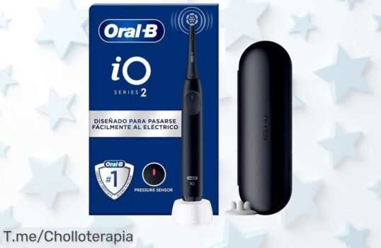 Descubre el super chollo del cepillo Oral-B iO 2 que dejará tus dientes brillantes, incluye estuche y cabezal extra ¡Compra ya antes de que se agote esta oferta única!