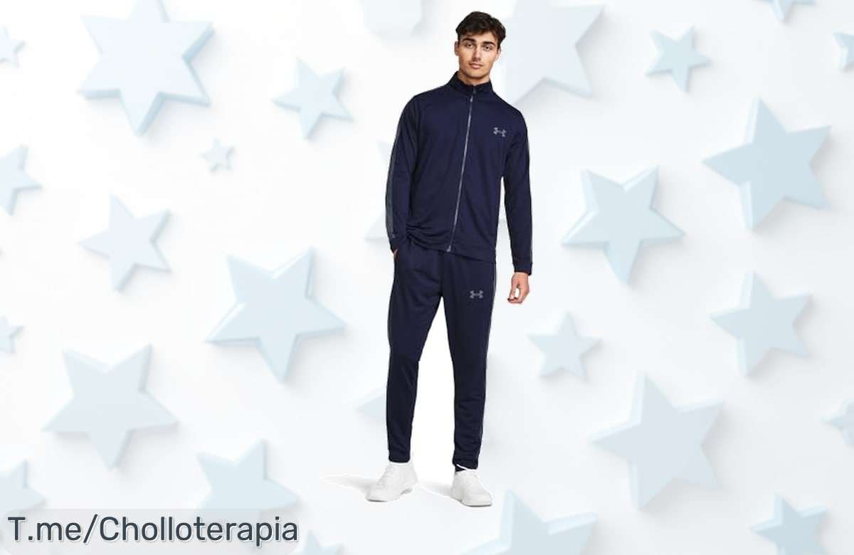 Descubre el super chollo del conjunto de deporte Under Armour, ligero y secado rápido. No esperes más, adquiere esta oferta única antes que se agoten ¡Actúa ya!