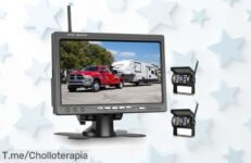 Descubre el super chollo del kit de cámara trasera inalámbrico con pantalla de 7 pulgadas y visión nocturna que transforma tu aparcamiento ¡Compra ya antes que se agote!