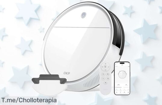 Descubre el super chollo del robot aspirador OKP K5: limpieza fácil con control remoto y Alexa, ¡descuento brutal por tiempo limitado! ¡Llévatelo a casa ya!