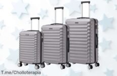 Descubre el super chollo en maletas elegantes, ligeras y con cerradura numérica: ¡viaja con estilo! Aprovecha este ofertón limitado antes de que se agote, compra ya