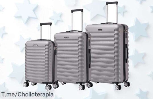 Descubre el super chollo en maletas elegantes, ligeras y con cerradura numérica: ¡viaja con estilo! Aprovecha este ofertón limitado antes de que se agote, compra ya