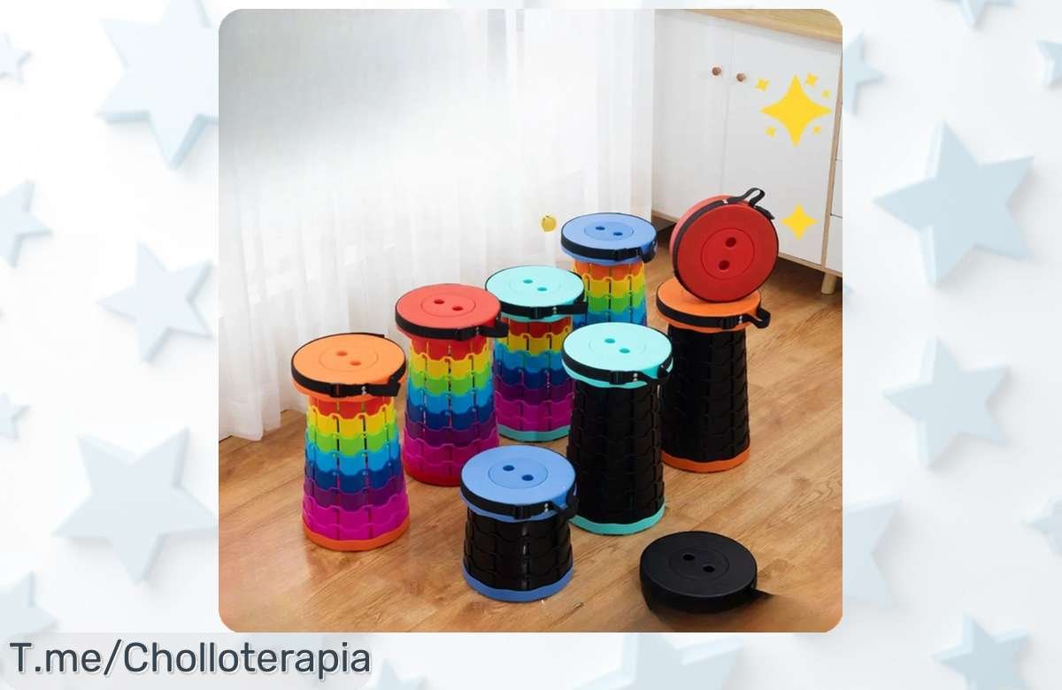 Descubre el taburete mágico Mazar 2025, un super chollo retráctil que se oculta en tu coche y te acompaña a todas tus aventuras. ¡Aprovecha esta oferta única antes de que se agoten!