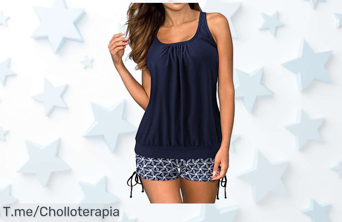 Descubre el tankini ideal para mujeres con curvas, resalta tu figura y deslumbra esta temporada ¡Aprovecha nuestro descuento brutal antes de que se agote!