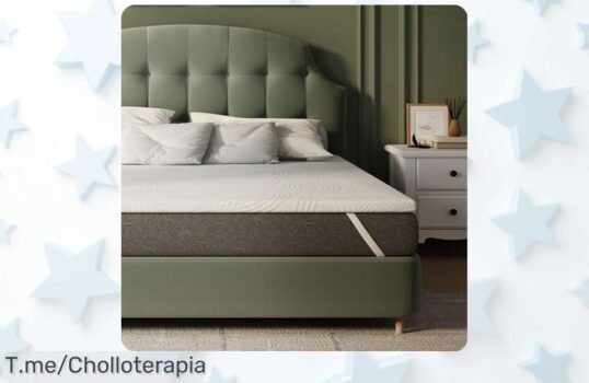 Descubre el topper de tus sueños a un precio loco: descanso reparador y frescura garantizada ¡No te lo pierdas, la oferta es limitada! Actúa ya y mejora tus noches
