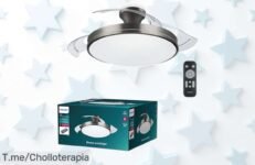 Descubre el ventilador de techo Philips que ilumina tu hogar y te regala calma con su motor silencioso ¡Super chollo solo por tiempo limitado! Actúa ya y no lo dejes pasar