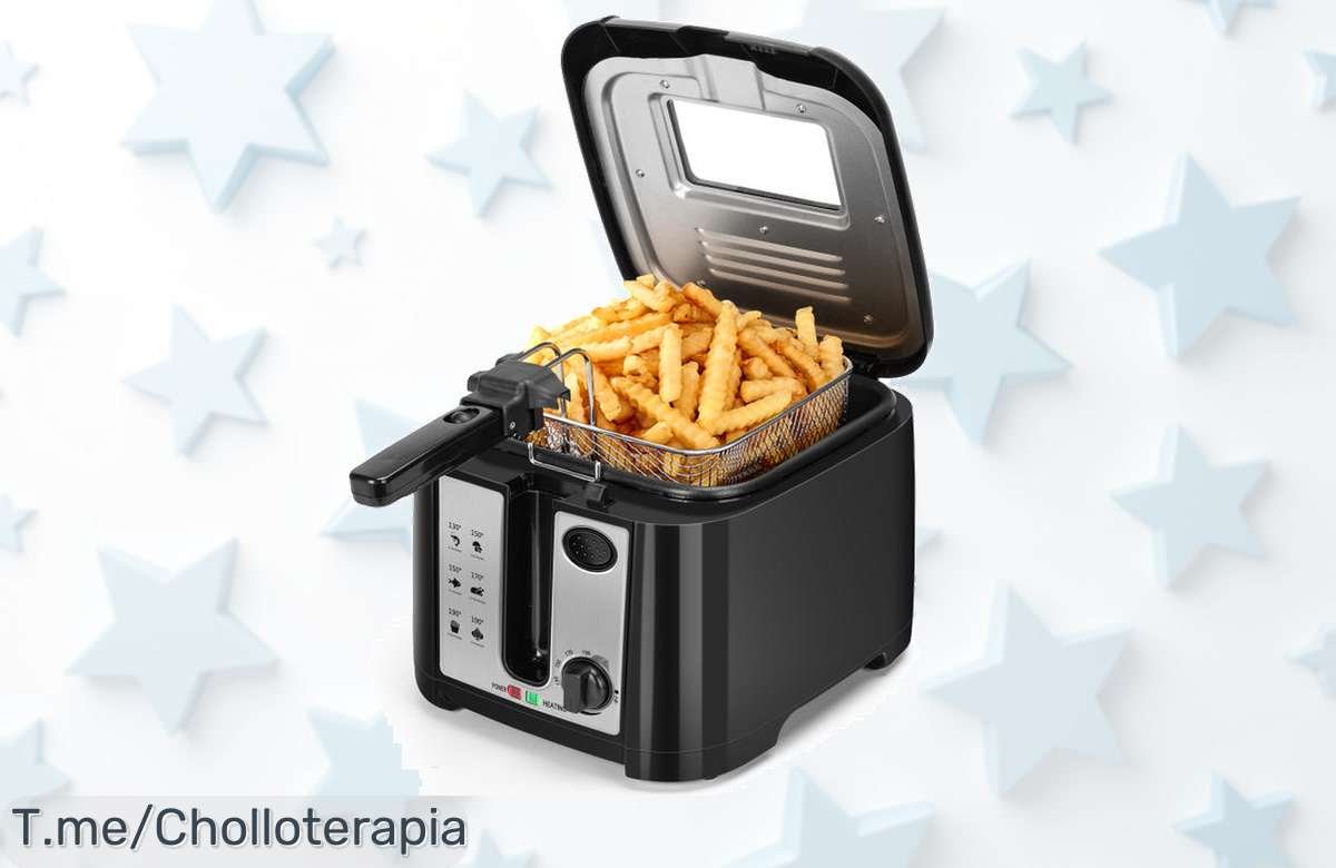 Descubre la AIGOSTAR Freidora de 2,5 Litros con Ventana y Control de Temperatura – Cocinar sano nunca fue tan fácil y divertido. ¡Hazte con este ofertón antes que se agote!
