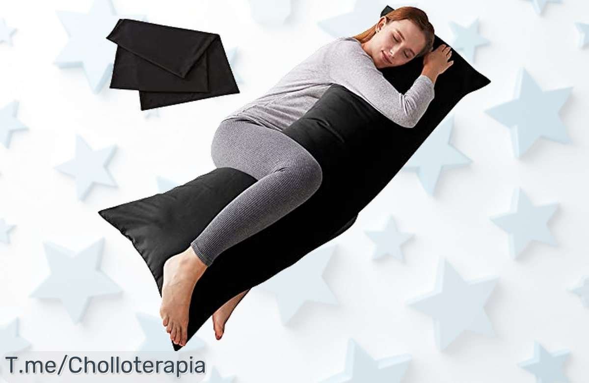 Descubre la Almohada Corporal Elnido, personaliza tu firmeza y disfruta de un descanso inigualable. ¡No te pierdas este ofertón que vuela, hazte con ella ya!