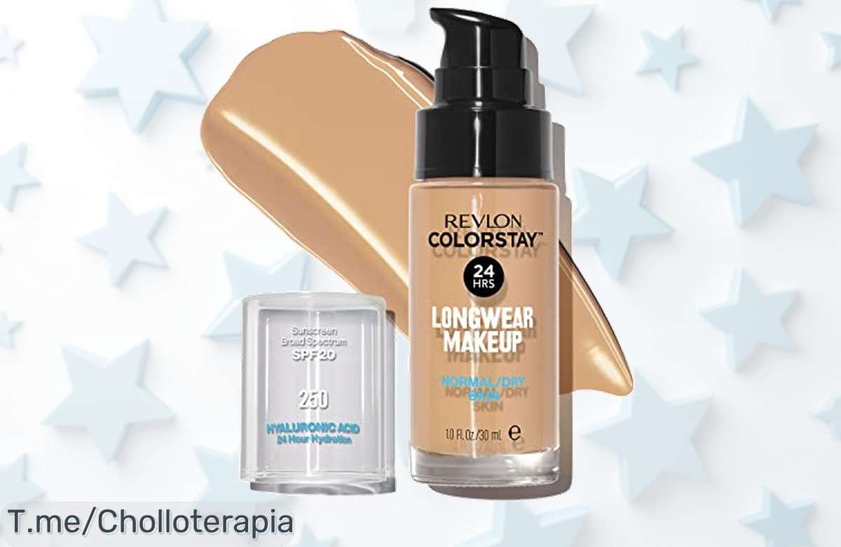 Descubre la Base de Maquillaje ColorStay de Revlon con hidratación y protección SPF 20, un ofertón que no puedes dejar pasar. ¡Brilla hoy mismo con este precio loco!