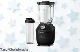 Descubre la Batidora Philips 3000 Series: ¡Prepara batidos en solo 45 segundos con un motor potente! No dejes escapar este super chollo, compra ya antes de que se agote