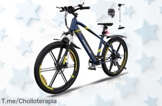 Descubre la Bicicleta Eléctrica 26 Zoll Colorway Bk7s Azul, un super chollo que te llevará a nuevas aventuras sin cansancio ¡Compra ahora y no dejes pasar esta oferta limitada!