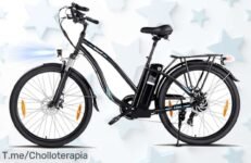 Descubre la Bicicleta Eléctrica Bodywel A26, motor poderoso de 250W y batería impresionante: ¡Recorre hasta 100 km! Aprovecha este ofertón antes que desaparezca