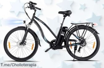 Descubre la Bicicleta Eléctrica Bodywel A26, motor poderoso de 250W y batería impresionante: ¡Recorre hasta 100 km! Aprovecha este ofertón antes que desaparezca