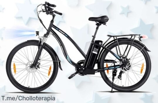 Descubre la Bicicleta Eléctrica Bodywel A26, motor poderoso de 250W y batería impresionante: ¡Recorre hasta 100 km! Aprovecha este ofertón antes que desaparezca