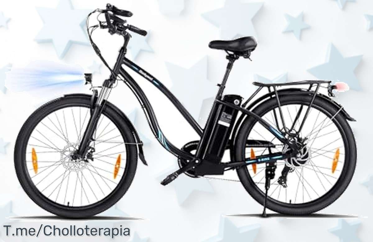 Descubre la Bicicleta Eléctrica Bodywel A26, motor poderoso de 250W y batería impresionante: ¡Recorre hasta 100 km! Aprovecha este ofertón antes que desaparezca.