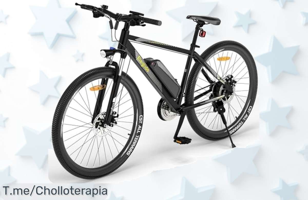 Descubre la Bicicleta Eléctrica Eleglide: Autonomía de 100 km y control desde tu móvil, ¡aprovéchate del precio loco! No te quedes sin ella, solo por tiempo limitado.