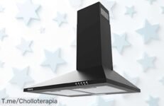 Descubre la Campana CIARRA CAB6201A con succión potente y fácil limpieza, ¡un super chollo que hará brillar tu cocina! No dejes pasar esta oferta única, compra ya antes de que se agote