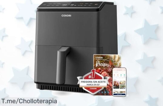 Descubre la Cosori Freidora Sin Aceite: Cocina rápido y sano con 12 programas deliciosos ¡Aprovecha este super chollo antes de que se agote!