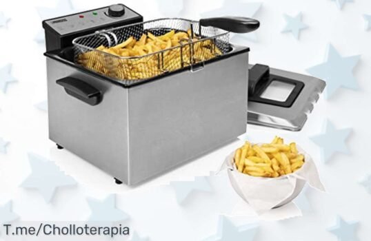 Descubre la Freidora Semiprofesional que hará de ti un chef en casa, cocina rápido y crujiente con esta oferta única ¡Hazla tuya antes de que se agote!