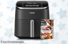 Descubre la Freidora de Aire COSORI Turbo Blaze™ 6L, ¡cocina en un abrir y cerrar de ojos! Aprovecha este super chollo antes que se agote, adquiere la tuya ya