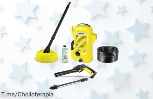 Descubre la Kärcher K 2 y elimina la suciedad de tu hogar con su boquilla turbo ¡Super chollo! Hazte con ella ahora antes que se acabe esta oferta única