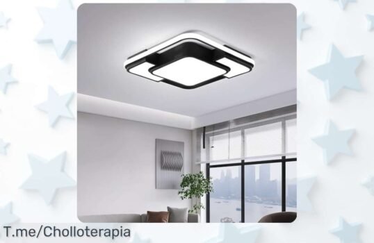 Descubre la Lámpara LED Schindora, un diseño moderno que transforma tu hogar con luz natural Aprovecha este super chollo y renueva tu espacio antes de que se agoten
