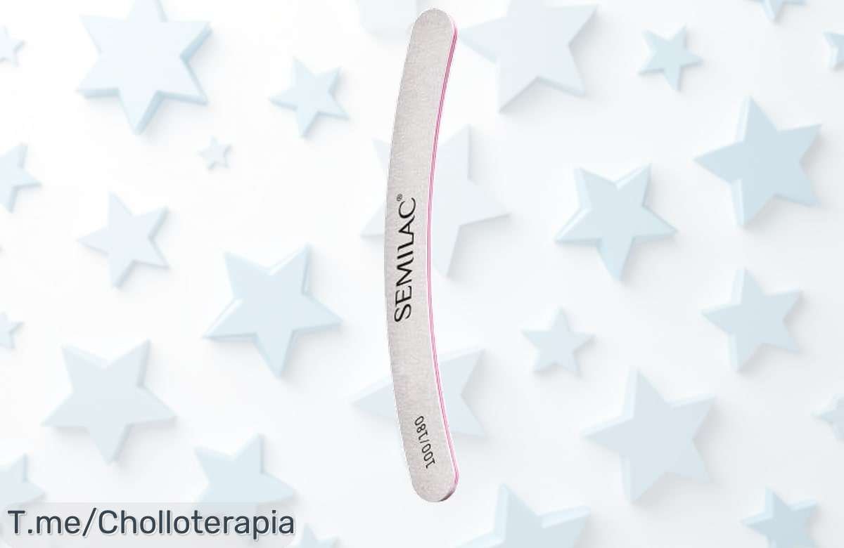 Descubre la Lima Banana 100/180 Semilac Quality: El super chollo que transforma tus uñas en un acabado profesional. ¡Aprovecha este ofertón antes de que se acabe!