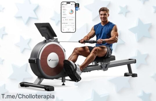 Descubre la Merach Máquina de Remo, un super chollo que entrena el 90% de tus músculos en casa ¡Ofertón limitada para transformar tu cuerpo ya mismo!