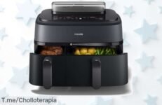 Descubre la Philips Airfryer Serie 5000: cocina crujiente y deliciosa en minutos para toda la familia ¡Aprovecha este ofertón limitado y hazla tuya ya!