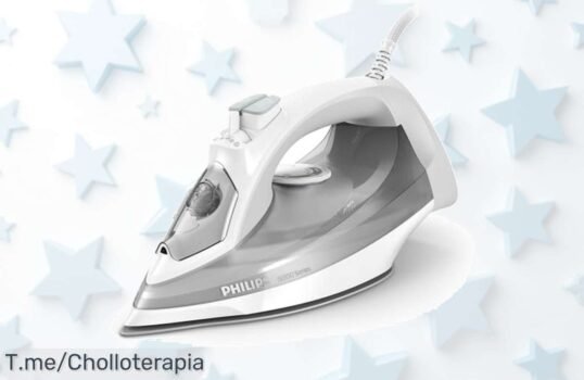 Descubre la Philips Serie 5000: plancha de vapor con calentamiento rápido que elimina arrugas en un abrir y cerrar de ojos ¡Super chollo limitado, actúa ya!