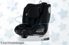Descubre la Silla de Coche Isofix con giro 360º y total seguridad en un ofertón único, ¡no esperes más y haz que tu bebé viaje como nunca!