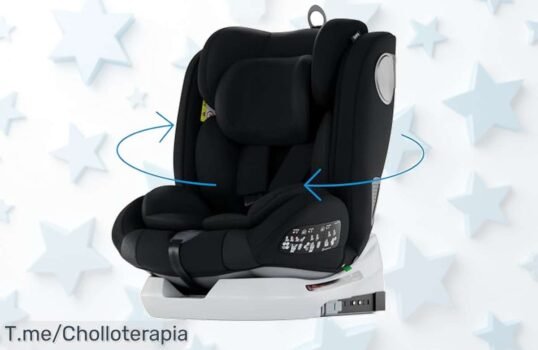 Descubre la Silla de Coche Isofix con giro 360º y total seguridad en un ofertón único, ¡no esperes más y haz que tu bebé viaje como nunca!