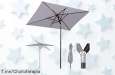 Descubre la Sombrilla Rectangular que Resiste el Viento y Disfruta del Aire Libre con Esta Oferta Irrepetible ¡Hazte Con La Tuya Antes de Que Se Agote!