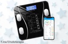Descubre la báscula de baño inteligente que mide grasa y temperatura, un super chollo para ti y 9 amigos Aprovecha este ofertón limitado y cuida tu salud ya mismo