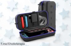 Descubre la bolsa de transporte para tu Switch, impermeable y antiarañazo Protege tu consola con este ofertón único ¡Compra ya antes de que se agoten!