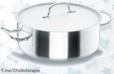 Descubre la cacerola Chef Classic de 28 cm: un ofertón para que cocines como un chef profesional ¡No te quedes sin ella, compra ahora y transforma tus platos!