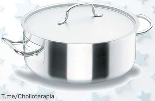 Descubre la cacerola Chef Classic de 28 cm: un ofertón para que cocines como un chef profesional ¡No te quedes sin ella, compra ahora y transforma tus platos!