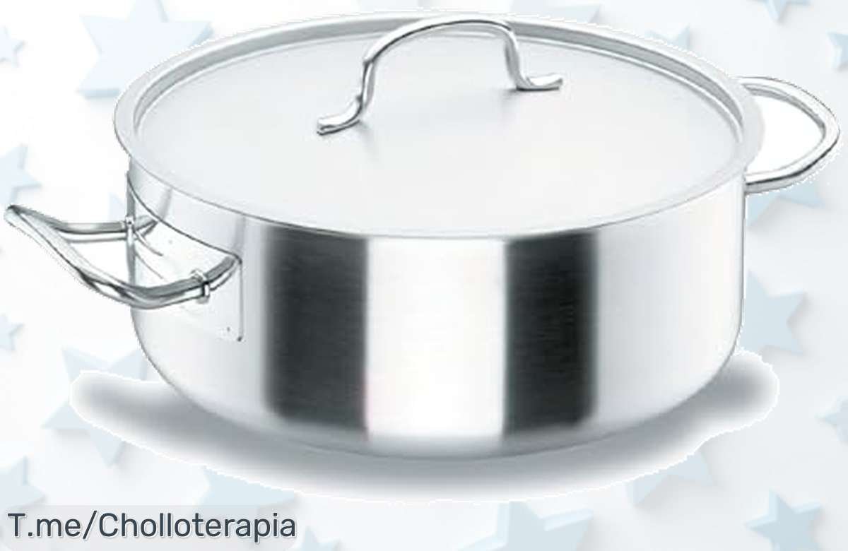 Descubre la cacerola Chef Classic de 28 cm: un ofertón para que cocines como un chef profesional. ¡No te quedes sin ella, compra ahora y transforma tus platos!