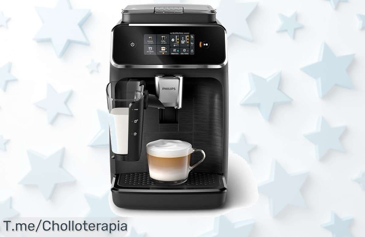 Descubre la cafetera Philips Serie 2300 con espuma de ensueño y pantalla táctil. ¡Super chollo que no puedes dejar pasar! Compra ahora antes de que se agoten.